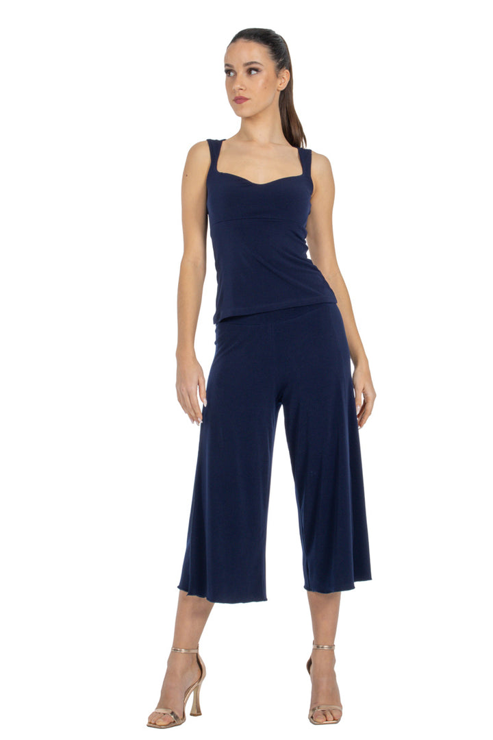 Wrap Cropped Dance Culottes