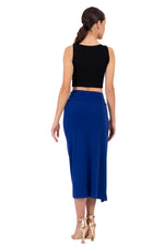 Load image into Gallery viewer, Wrap Tango Skirt With High Slit