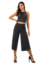 Load image into Gallery viewer, Wrap Cropped Dance Culottes
