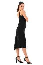 Load image into Gallery viewer, Wrap Faux Leather Hourglass Tango Dress
