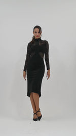 Load and play video in Gallery viewer, Elodie Velvet Fishtail Tango Dress
