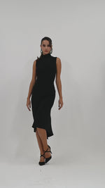 Load and play video in Gallery viewer, Jersey Tango Dress With Heart Cutout
