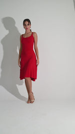 Load and play video in Gallery viewer, Tango Dress With Back Draping
