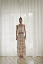 Load and play video in Gallery viewer, Golden Beige Bridal Boho Outfit