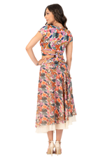Load and play video in Gallery viewer, Jungle Print Waist Tie Crop Top