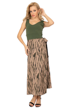 Load and play video in Gallery viewer, Organic Zebra Print Wrap Dance Skirt