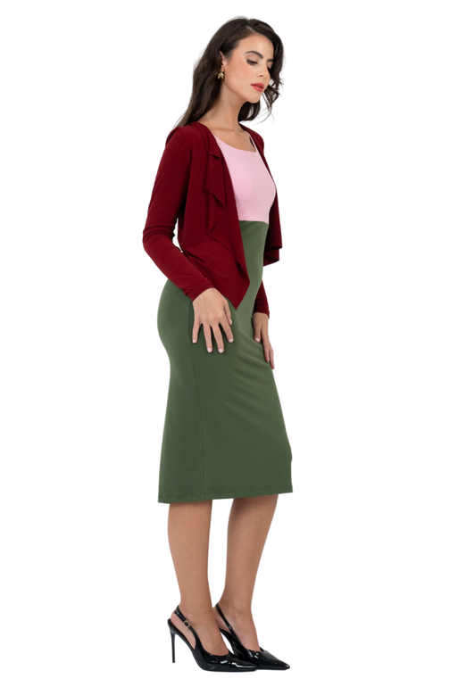 Two Toned Bodycon Tango Dress
