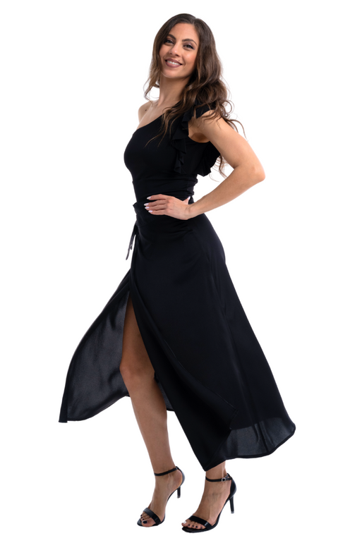 SatinWrapDanceSkirt