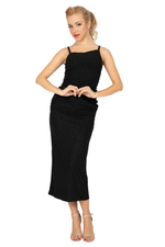 Load and play video in Gallery viewer, Shimmering Top With Asymmetric Neckline