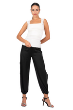 Load and play video in Gallery viewer, Square Neckline Top With Bust Gatherings And Lace Straps
