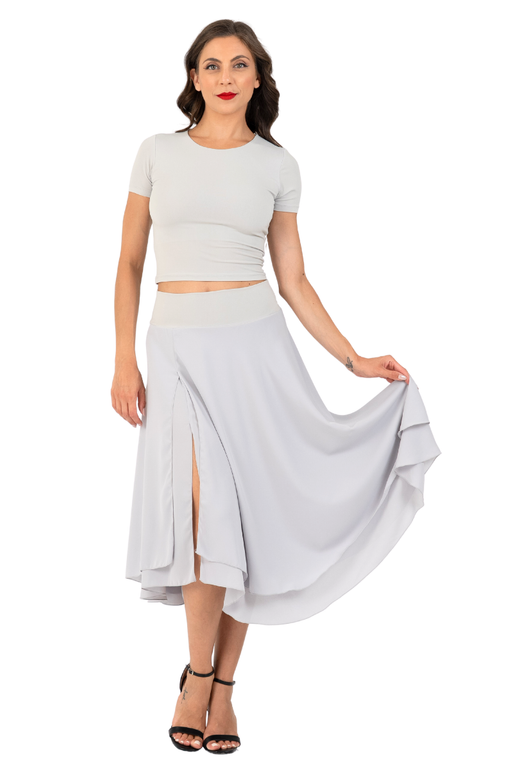 Cutout Back Dance Crop Top