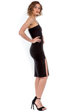 Load image into Gallery viewer, Asymmetric Shoulder Line Tango Dress