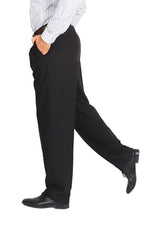 Load image into Gallery viewer, Black Tango Pants With Three Pleats