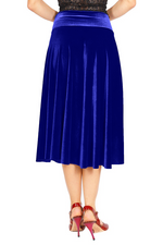 Load image into Gallery viewer, Velvet Flowing Skirt
