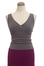 Load image into Gallery viewer, Tango Top with Crisscross Back - Elephant Gray
