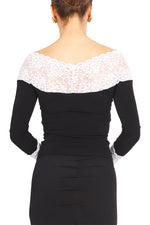 Load image into Gallery viewer, Long Sleeved Top with Lace Details