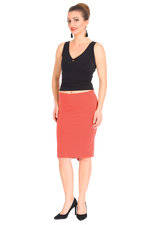 Load image into Gallery viewer, Coral Fishtail Tango Skirt