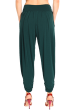 Load image into Gallery viewer, Harem Style Tango Pants with Pleated Front - Forest green

