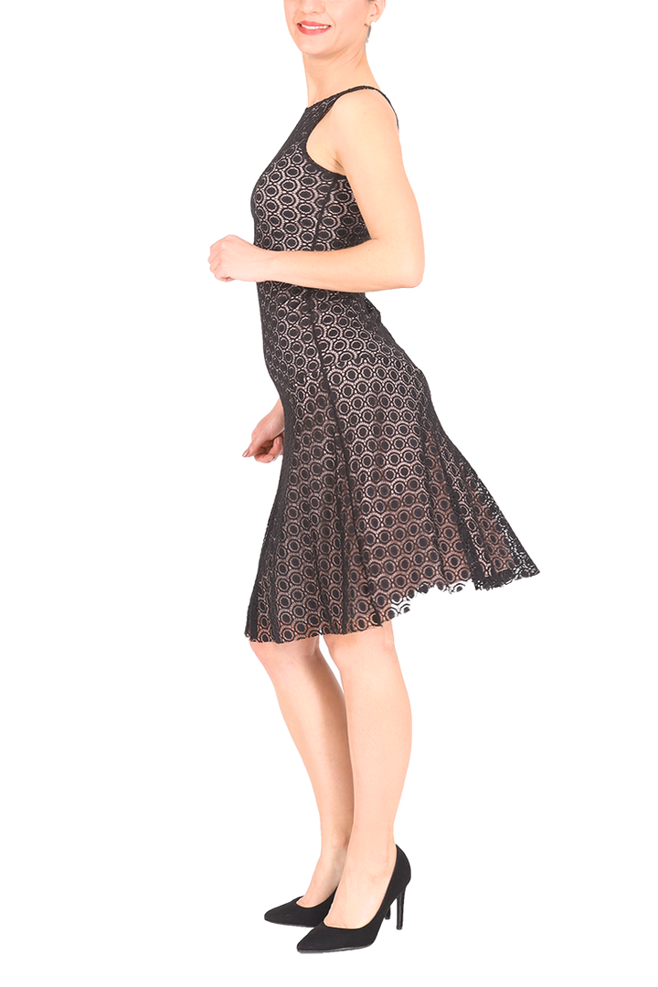 Black Cocktail Lace Dress