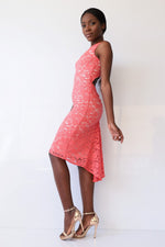 Load image into Gallery viewer, lace dress fishtail skirt
