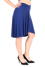 Load image into Gallery viewer, Electric Blue Tango Skirt with Panel