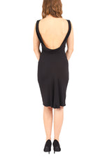 Load image into Gallery viewer, Elegant Tango Dress With Draped Back