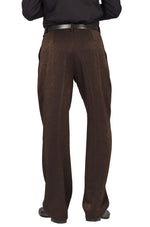 Load image into Gallery viewer, Black Bronze Effect Tango Pants With Two Pleats