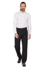 Load image into Gallery viewer, Black Tango Pants With Two Pleats