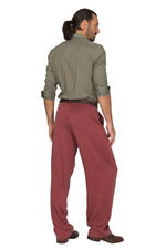 Load image into Gallery viewer, Cinnamon Red Tango Pants With Four Pleats