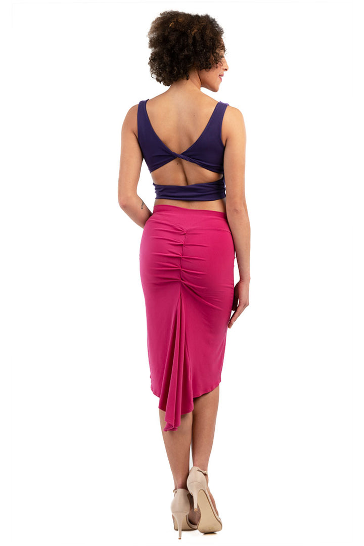 Crop Top with Cutout Back