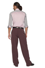 Load image into Gallery viewer, Eggplant Men&#39;s Tango Pants With Two Pleats