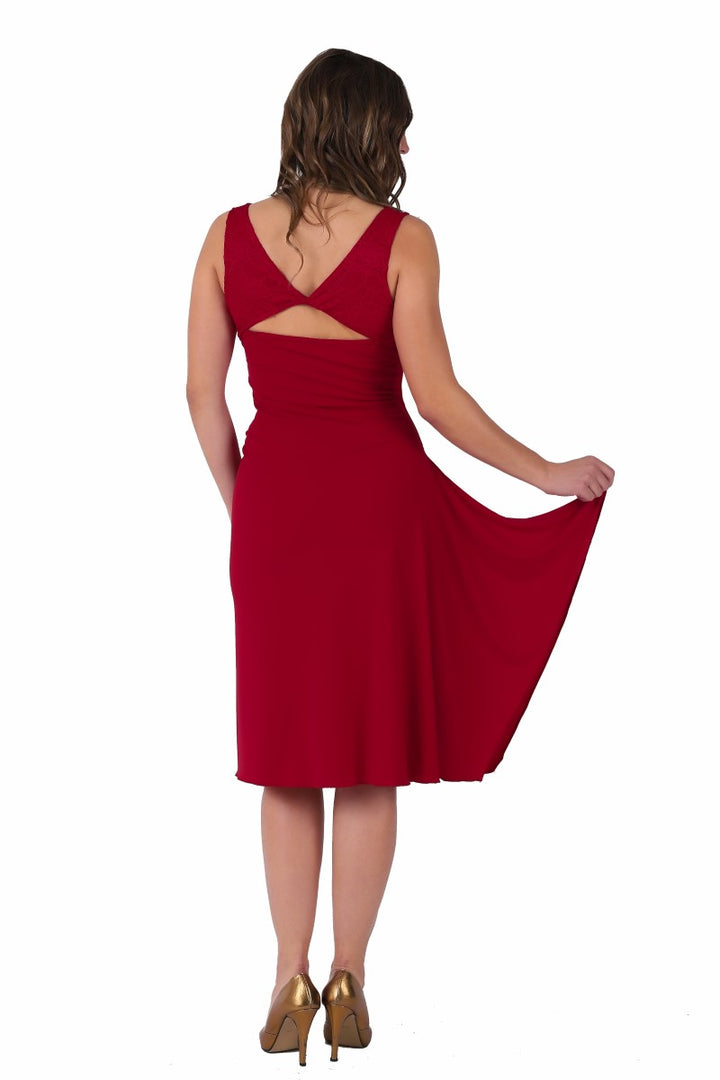 Tango Dress With Right Side Draping