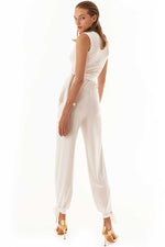 Load image into Gallery viewer, Sleeveless Wrap Jumpsuit