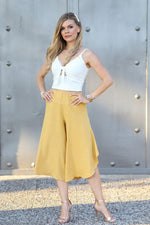 Load image into Gallery viewer, Linen Tango Pants - mustard yellow