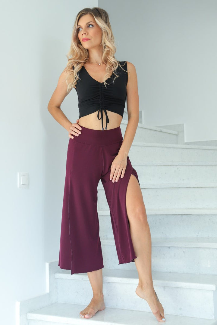 Wrap Cropped Dance Culottes