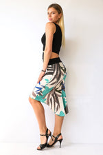 Load image into Gallery viewer, Exotic Printed Fishtail Tango Skirt 