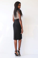 Load image into Gallery viewer, Black &amp; White Sleeveless Dress