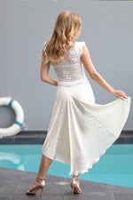 Load image into Gallery viewer, Velvet Wedding Tango Dance Dress