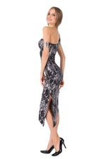 Load image into Gallery viewer, Tight Fit Asymmetric Tango Dress