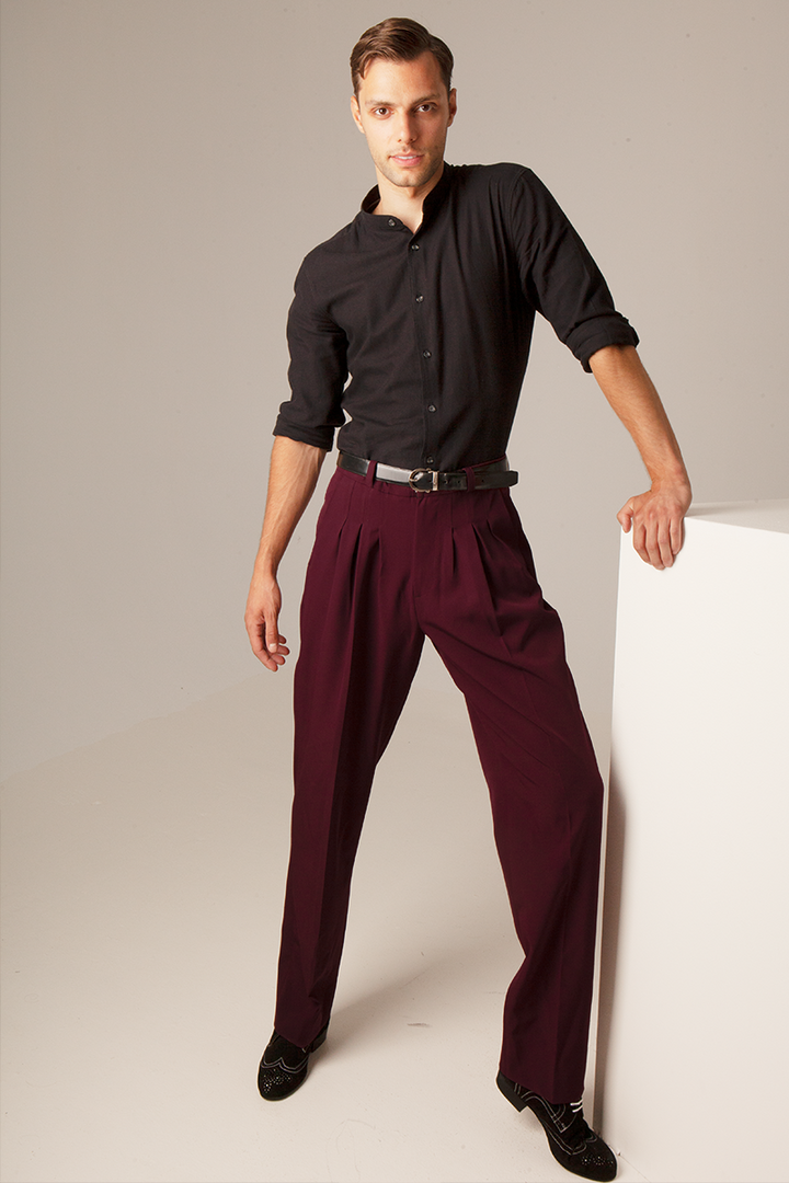 conSignore Men's Burgundy Tango Pants  conSignore Tango Clothes for Men –  conDiva