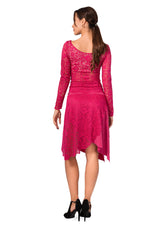 Load image into Gallery viewer, One Side Guipure Lace Tango Skirt