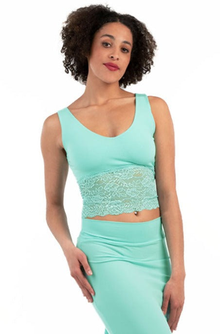 Tango Crop Top with Lace