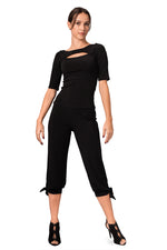 Load image into Gallery viewer, Capri Pants With Adjustable Cuffs